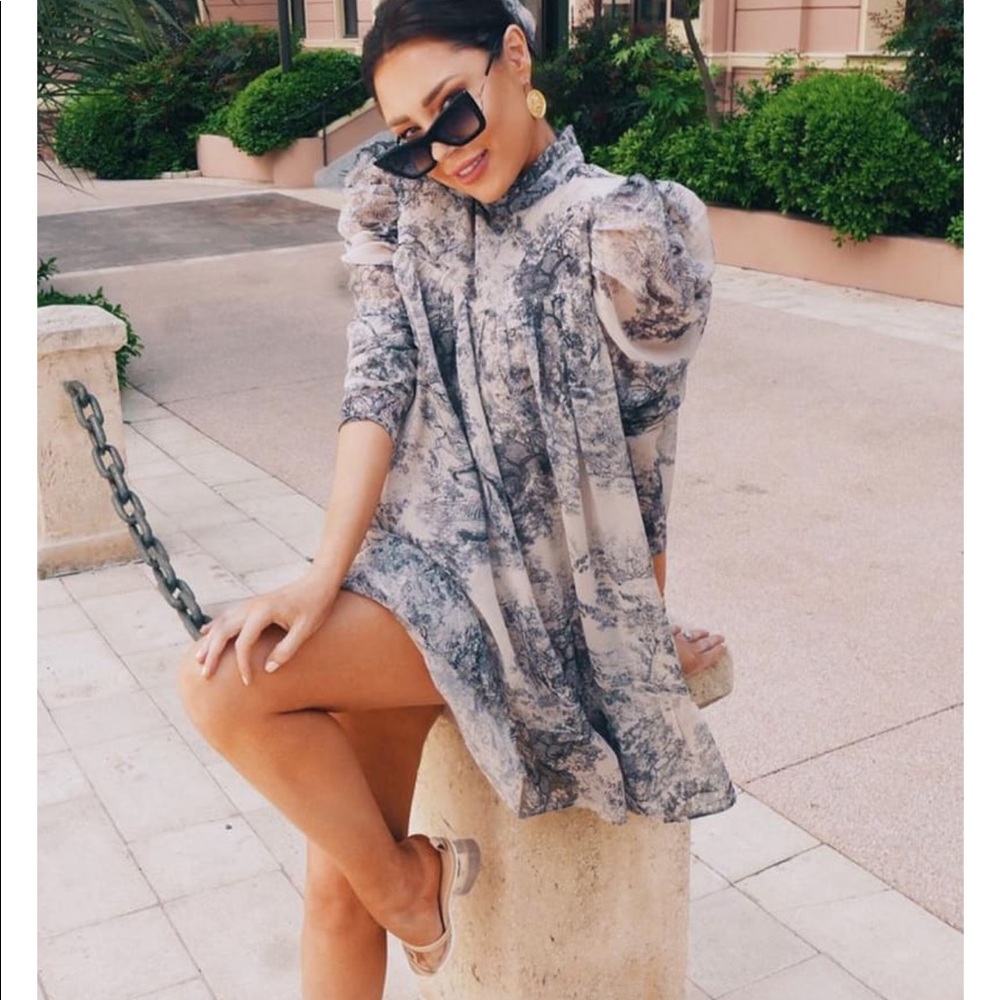 In the style LornaLux Black &white dress S (uk8)